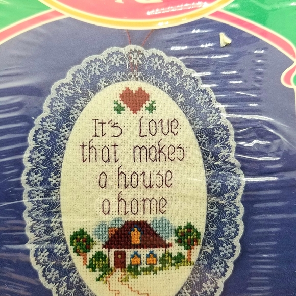 Hang Up Home Ornament Cross Stitch Kit - Picture 1 of 3